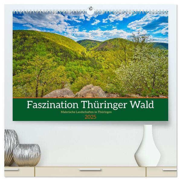 Faszination Thüringer Wald (hochwertiger Premium Wandkalender 2025 DIN A2 quer), Kunstdruck in Hochglanz