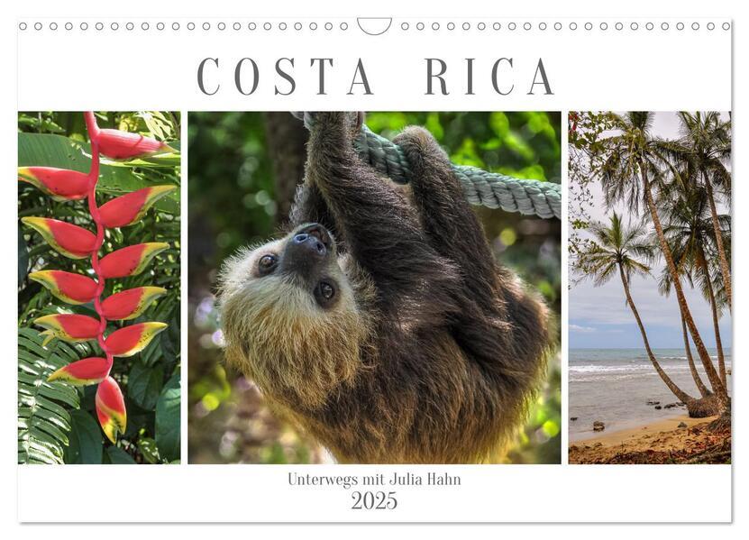 Costa Rica - unterwegs mit Julia Hahn (Wandkalender 2025 DIN A3 quer), CALVENDO Monatskalender