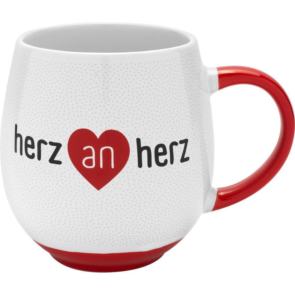 Tasse Motiv "Herz an Herz"