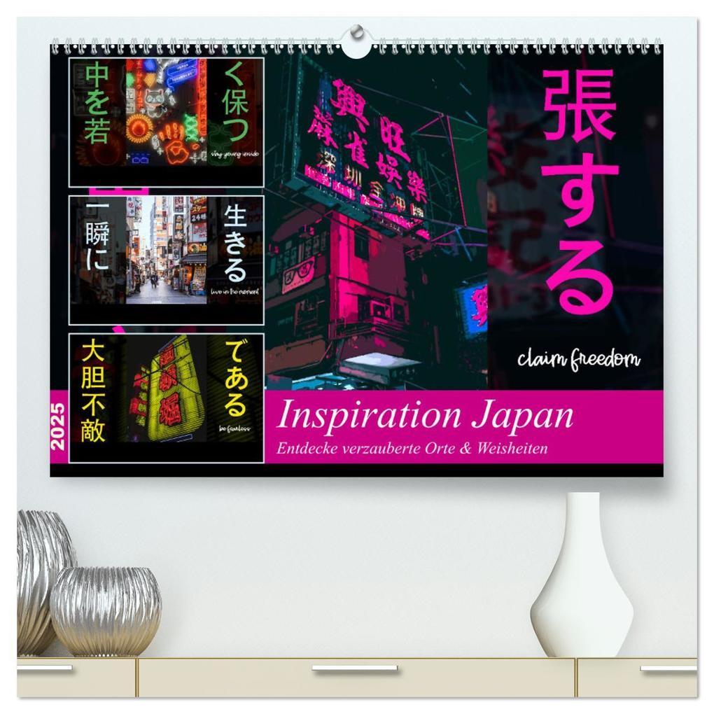 Inspiration Japan (hochwertiger Premium Wandkalender 2025 DIN A2 quer), Kunstdruck in Hochglanz