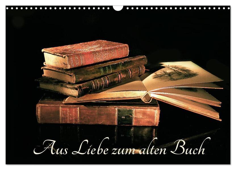 Aus Liebe zu alten Büchern (Wandkalender 2025 DIN A3 quer), CALVENDO Monatskalender