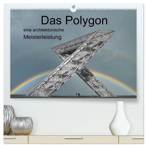 Das Polygon, eine architektonische Meisterleistung (hochwertiger Premium Wandkalender 2025 DIN A2 quer), Kunstdruck in Hochglanz