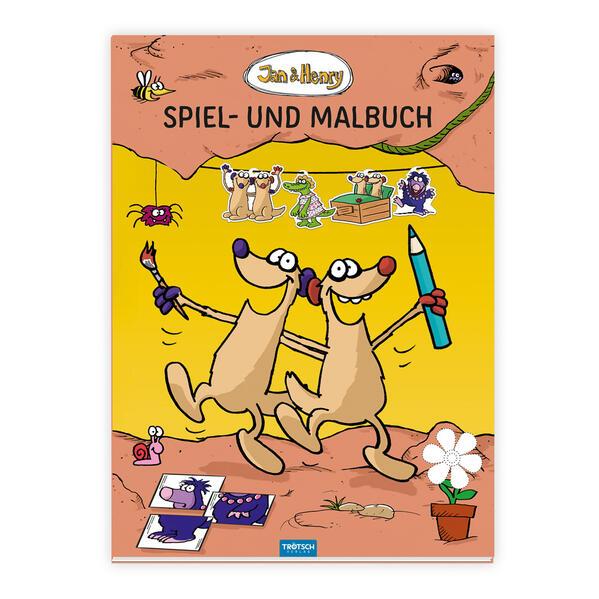 Trötsch Jan und Henry Spiel- und Malbuch