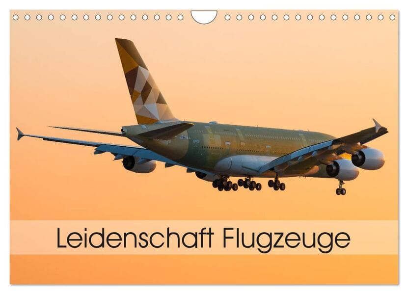 Leidenschaft Flugzeuge (Wandkalender 2025 DIN A4 quer), CALVENDO Monatskalender