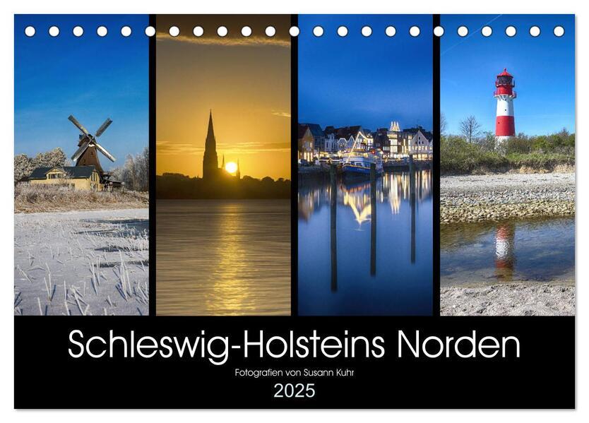 Schleswig-Holsteins Norden (Tischkalender 2025 DIN A5 quer), CALVENDO Monatskalender