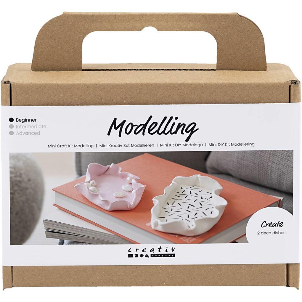 Creativ Company DIY Sets Modellieren Mini Kreativ Set Modellieren, Schalen, Kreativ Box