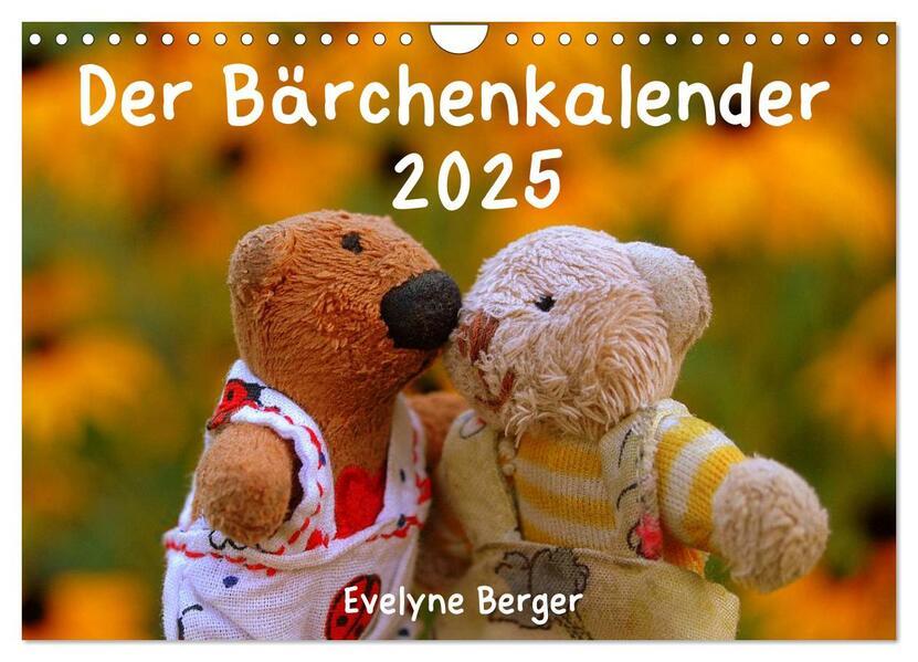 Der Bärchenkalender 2025 (Wandkalender 2025 DIN A4 quer), CALVENDO Monatskalender