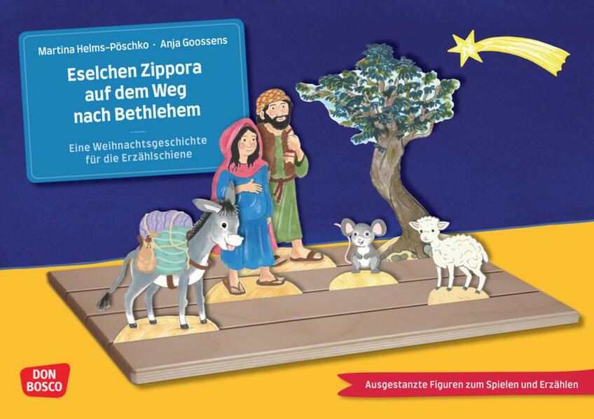 Eselchen Zippora auf dem Weg nach Bethlehem.