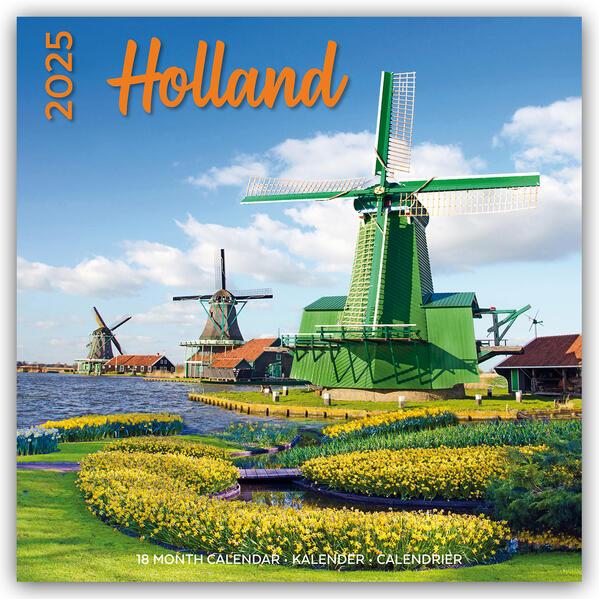 Holland - Niederlande 2025 - 16-Monatskalender - Original Plenty Gifts-Kalender [Mehrsprachig] [Kalender]