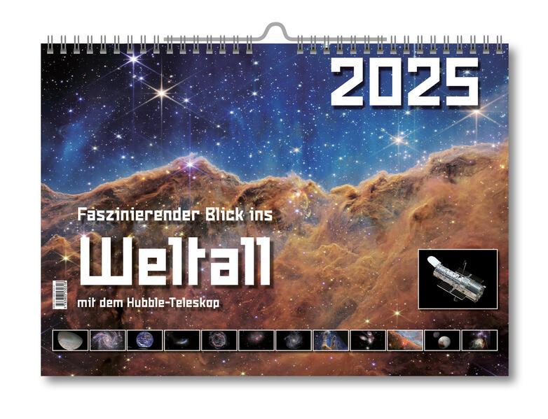 Faszinierende Blick ins Weltall mit dem Hubble-Teleskop 2025 - A2-Wandkalender - Original VDM Heinz Nickel-Kalender [Kalender]