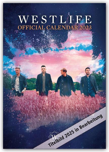 Westlife 2025 - A3-Posterkalender