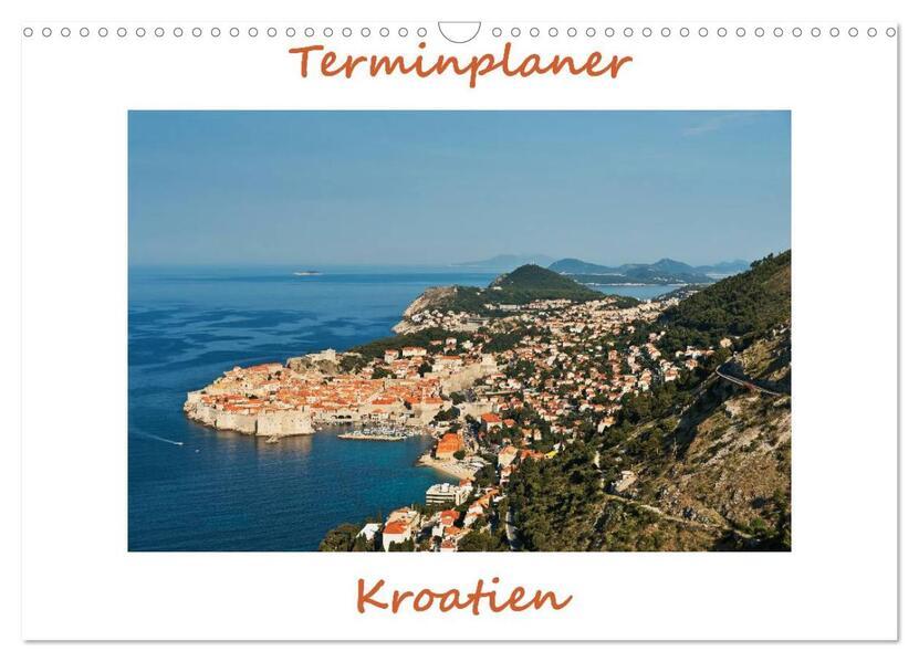 Kroatien, Terminplaner (Wandkalender 2025 DIN A3 quer), CALVENDO Monatskalender