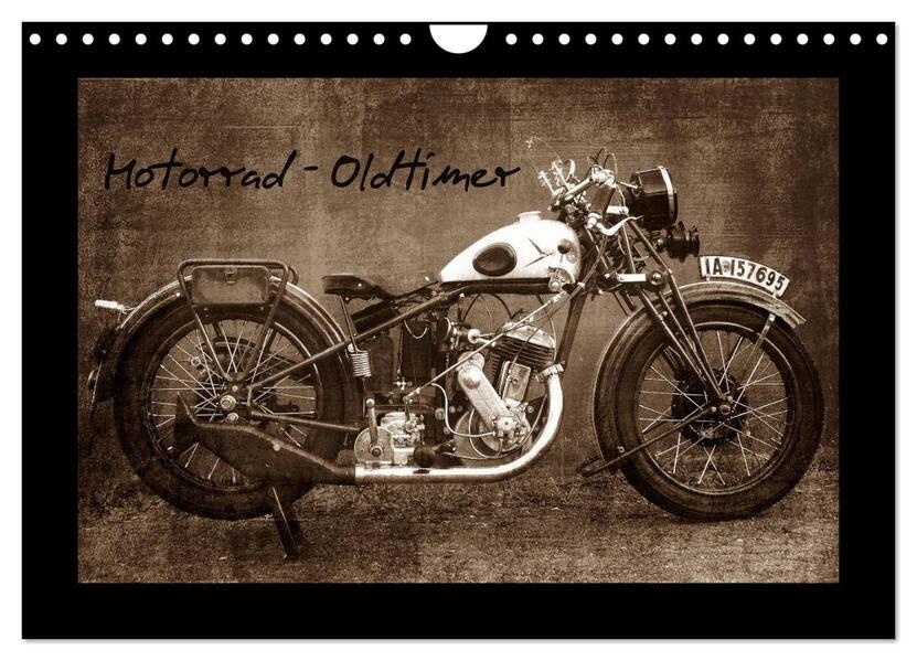 Motorrad Oldtimer (Wandkalender 2025 DIN A4 quer), CALVENDO Monatskalender