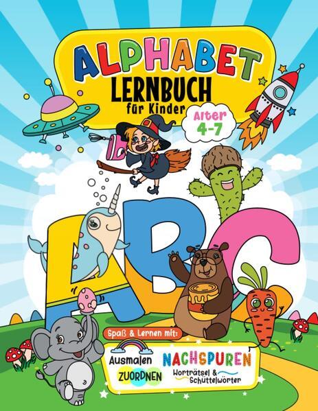 Alphabet-Lernbuch für Kinder von 4-7 Jahren