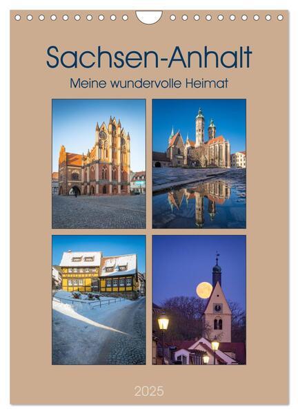 Sachsen-Anhalt - Meine wundervolle Heimat (Wandkalender 2025 DIN A4 hoch), CALVENDO Monatskalender