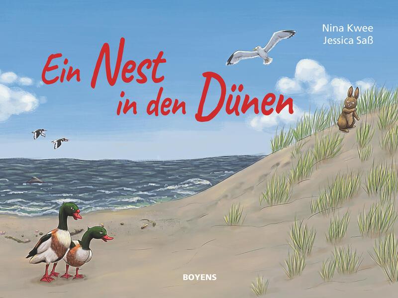 Ein Nest in den Dünen