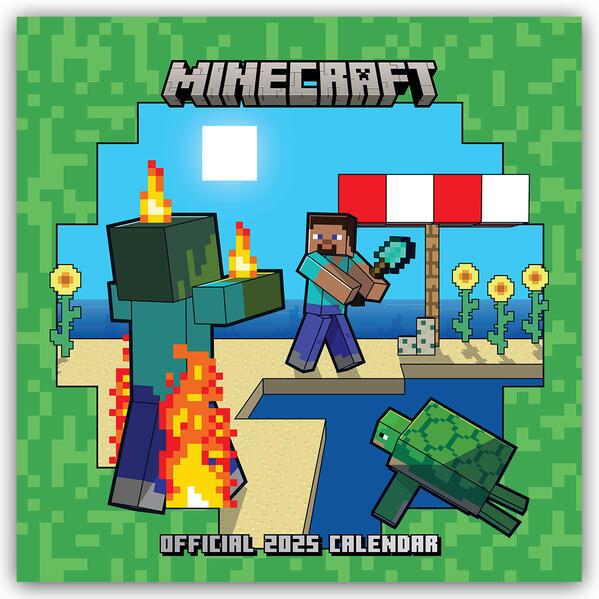 Minecraft 2025 - Wandkalender