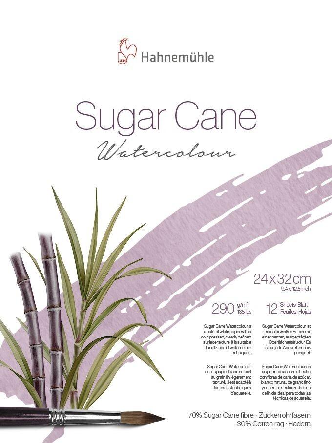 Hahnemühle Sugar Cane Aquarellpapier 24 x 32 cm, 290 g/m², 12 Blatt