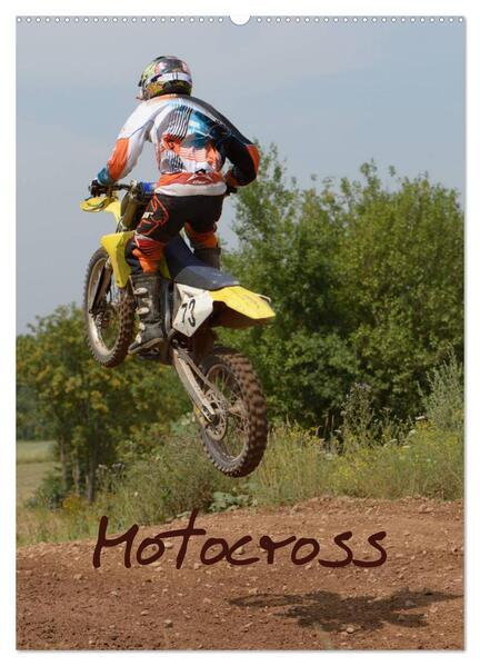 Motocross Terminplaner (Wandkalender 2025 DIN A2 hoch), CALVENDO Monatskalender