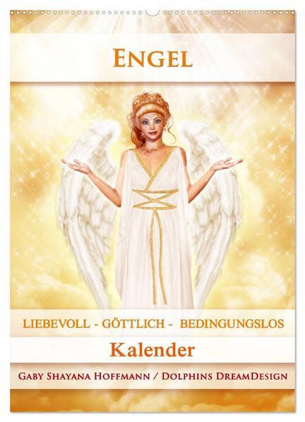 Engel - Kalender (Wandkalender 2025 DIN A2 hoch), CALVENDO Monatskalender