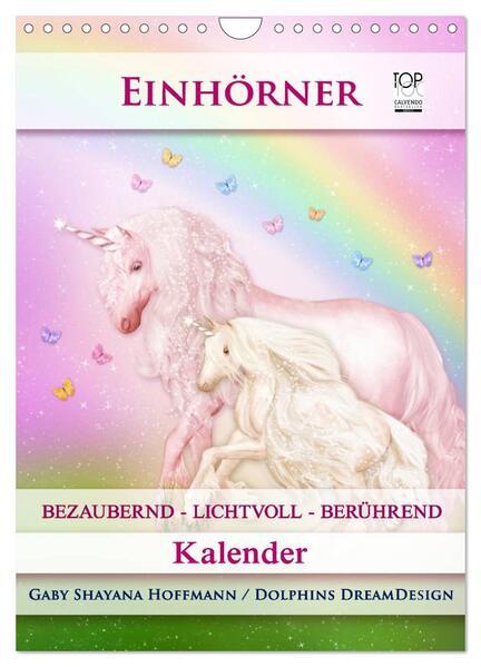 Einhörner - Kalender (Wandkalender 2025 DIN A4 hoch), CALVENDO Monatskalender