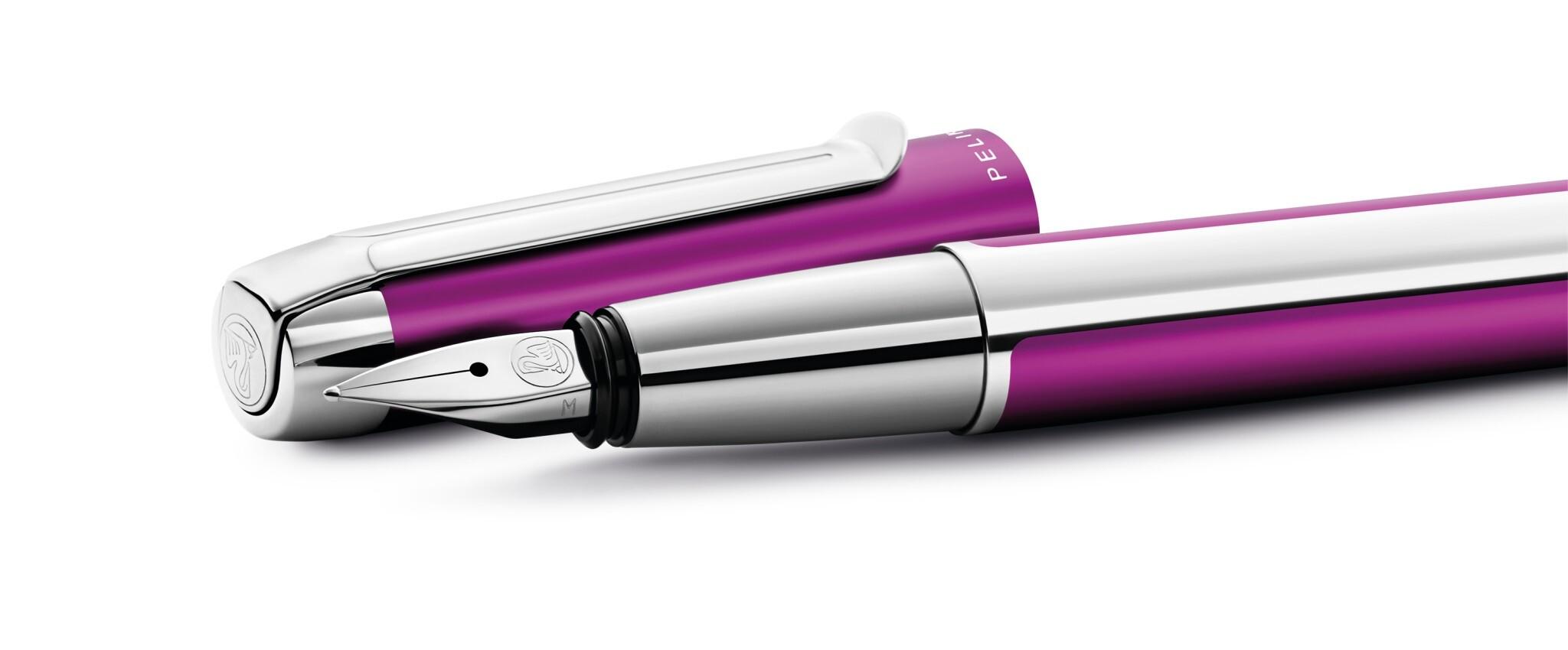 Pelikan Füller Pura® P40, Geschenk-Etui, Violett F