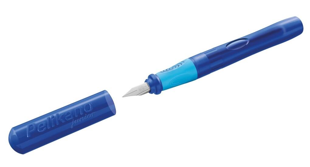 Pelikan Füller Pelikano® Junior Schreiblernfüller , für Rechtshänder, Blau, Feder A