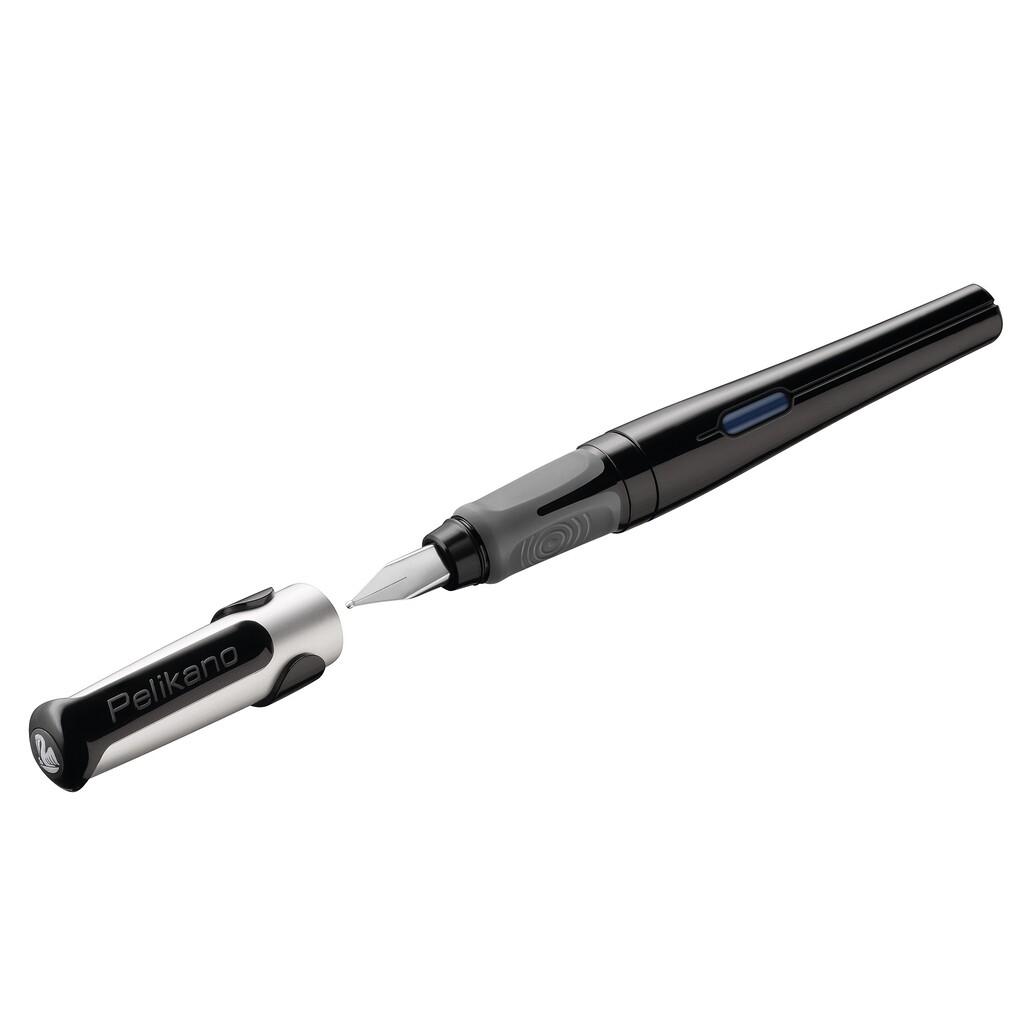 Pelikan Füller Pelikano® Original für Linkshänder, Schwarz, Feder L