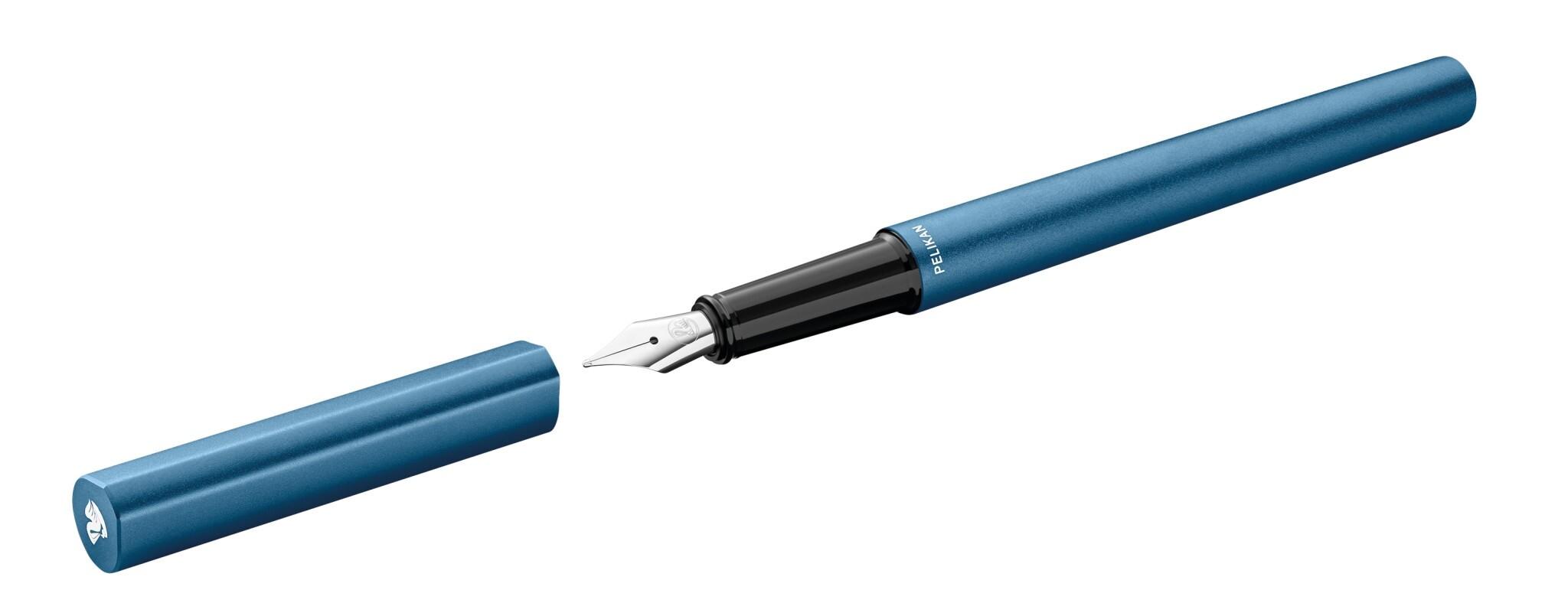 Pelikan Füller Ineo® Elements P6, Metall-Etui, Petrol - Blau