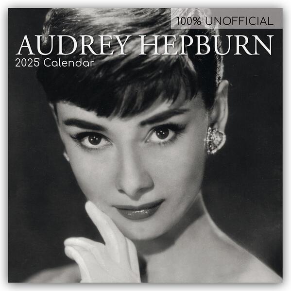 Audrey Hepburn 2025 - 12-Monatskalender