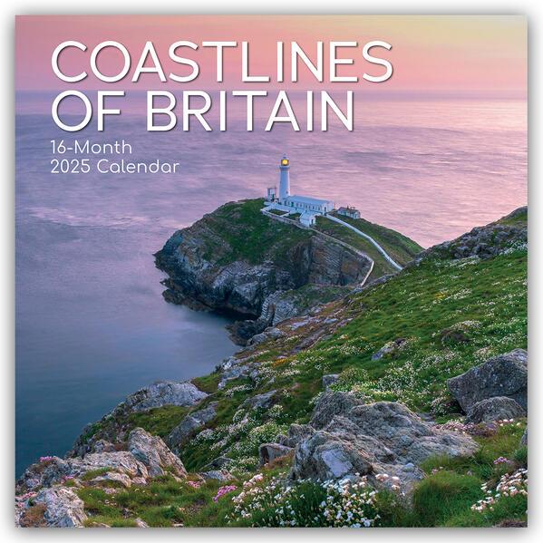 Coastline of Britain - Die Britische Küste 2025 - 16-Monatskalender