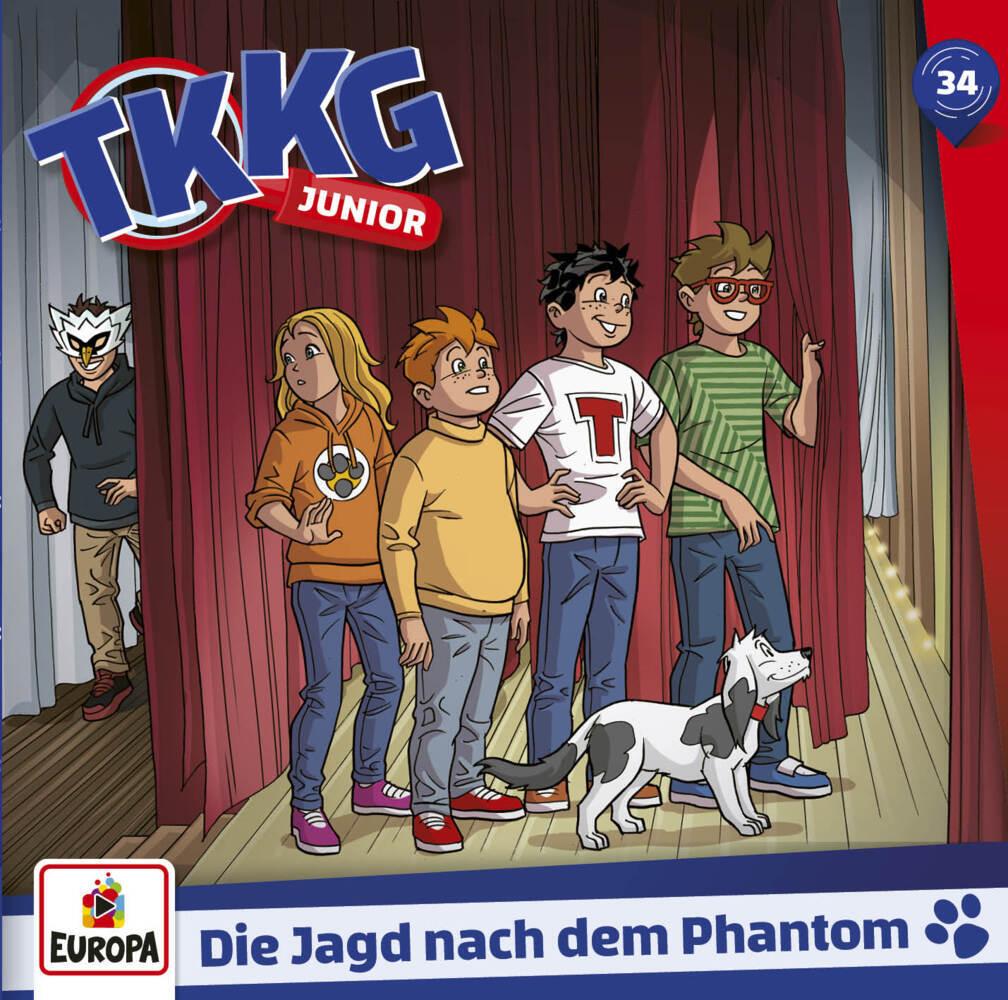 TKKG Junior - Die Jagd nach dem Phantom, 1 Audio-CD