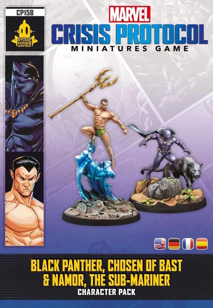 Atomic Mass Games - Marvel: Crisis Protocol Black Panther, Chosen of Bast & Namor, the Sub-Mariner