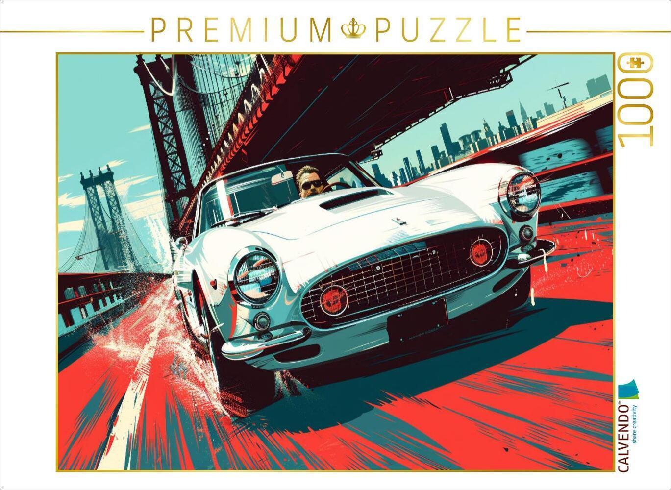 CALVENDO Puzzle Ein Tanz auf dem Asphalt | 1000 Teile Lege-Größe 64x48cm Foto-Puzzle für glückliche