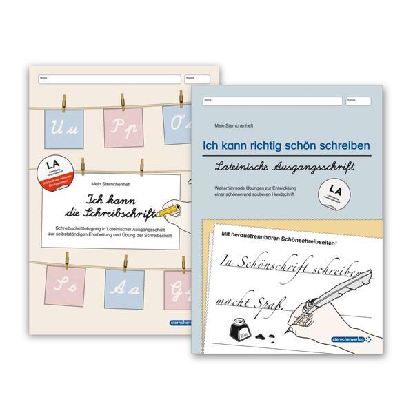 Ich kann die Schreibschrift und Ich kann richtig schön schreiben - Ausgabe Lateinische Ausgangsschrift - 2 Hefte