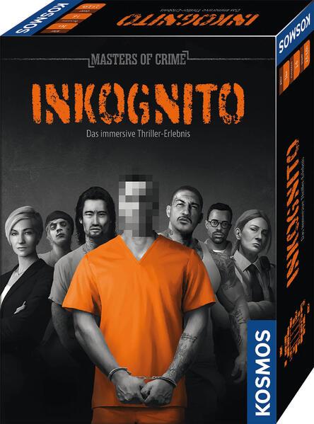 KOSMOS 683832 - Masters of Crime INKOGNITO, ein immersives Thriller-Erlebnis, Krimi-Spiel