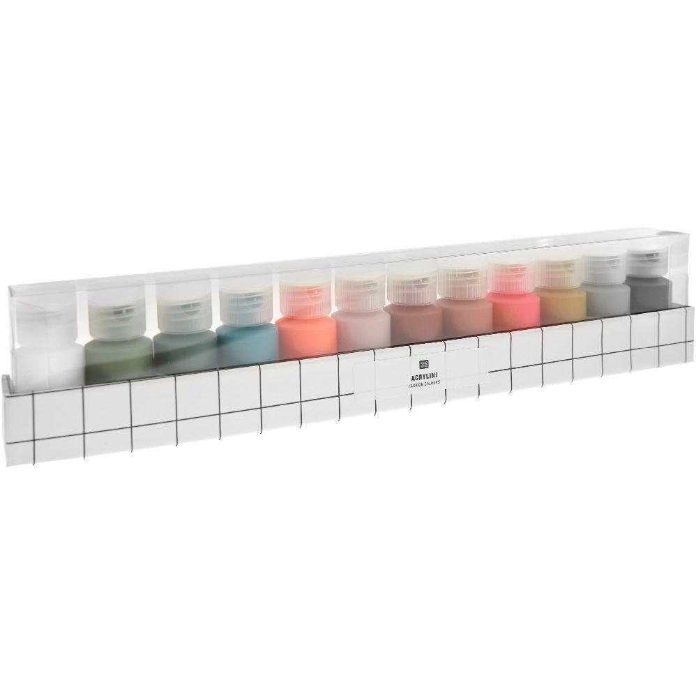 Acrylini Set Fashion Colours, 12 x 22 ml