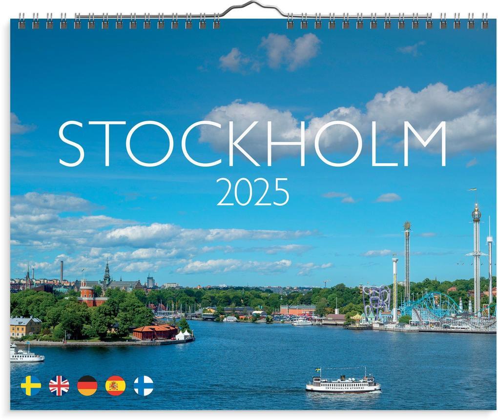 Burde Wandkalender Stockholm 2025