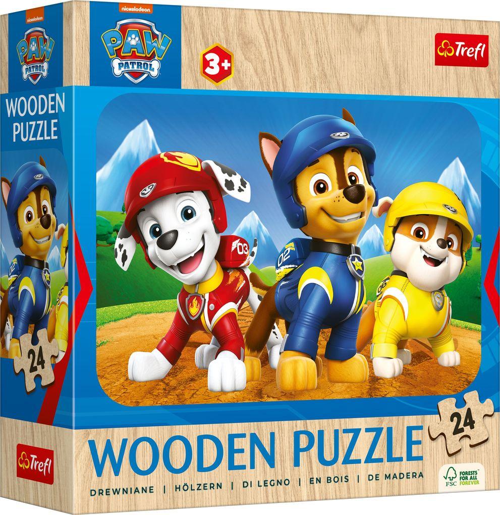 Trefl - Holzpuzzle 24 - Paw Patrol