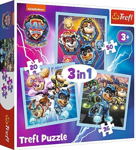 3 in 1 Puzzle - Paw Patrol Film