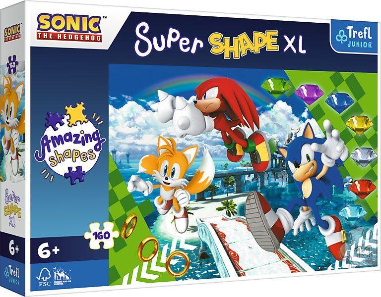 Junior Super Shape XL Puzzle 160 Teile - Sonic