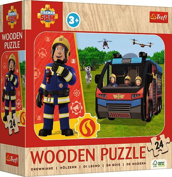 Holz Puzzle Junior 24 - Feuerwehrmann Sam