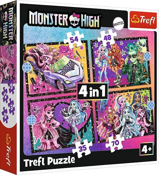 4 in 1 Puzzle - Monster High