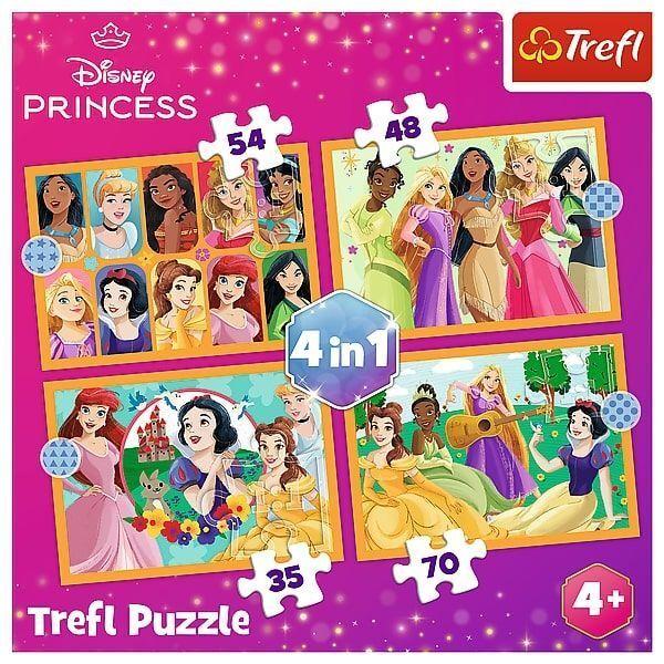 4 in 1 Puzzle - Disney Princess