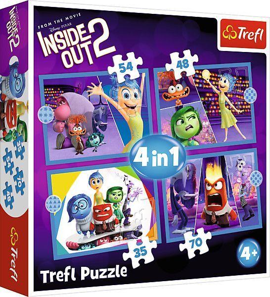 4 in 1 Puzzle - Inside Out 2