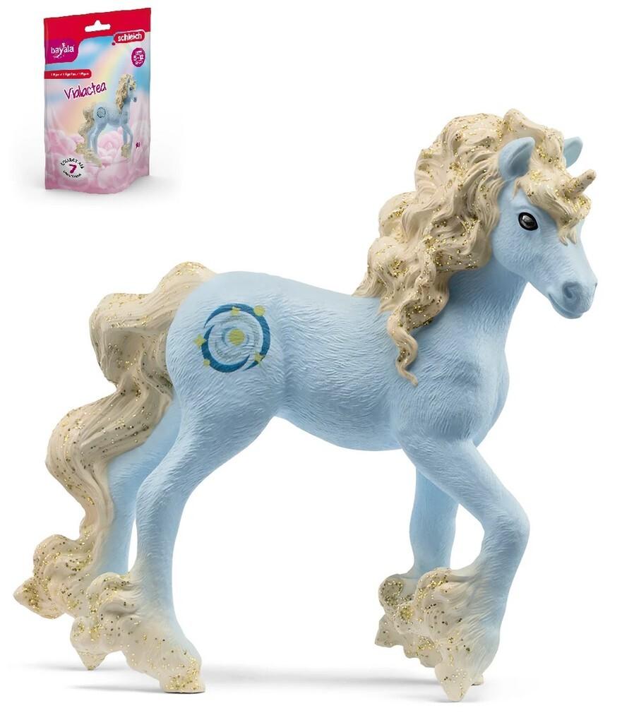 Schleich 70799 - Bayala, Einhorn Vialactea, Sammeleinhorn, Spielfigur, 9x8x2cm