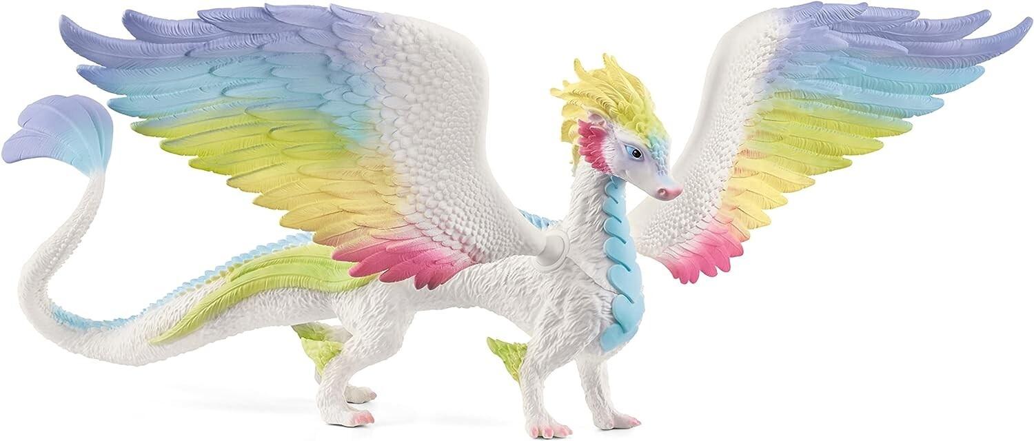 Schleich 70728 - Bayala, Regenbogendrache, Spielfigur, 22x33x11cm