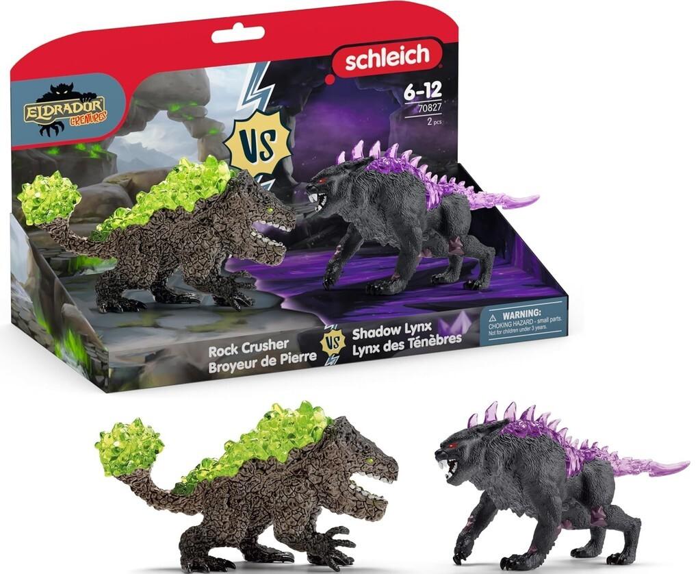 Schleich 70827 - Eldrador Creatures, Schattenluchs vs. Felsbrecher, Spielset