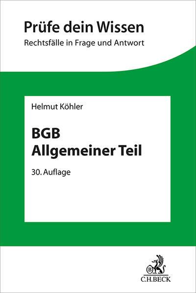 BGB Allgemeiner Teil