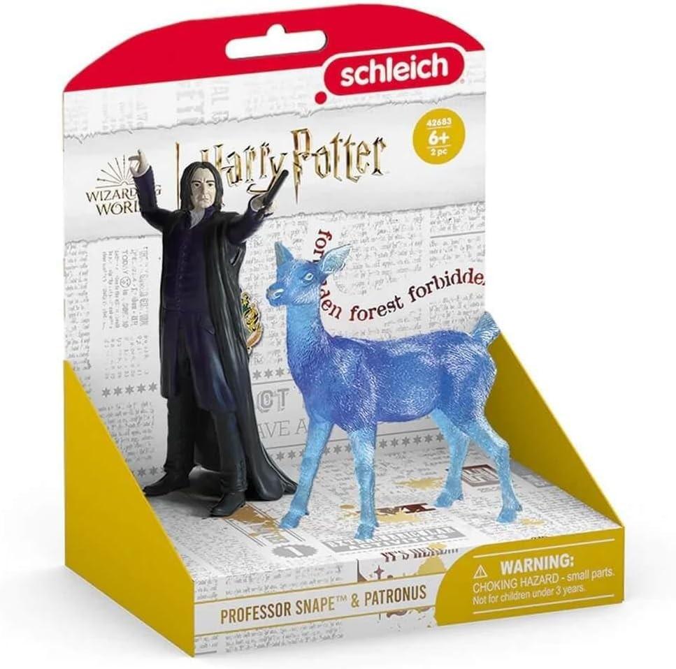 Schleich 42683 - Harry Potter, Professor Snape & Patronus, Spielfiguren, Höhe Prof. Snape: ca. 10 cm